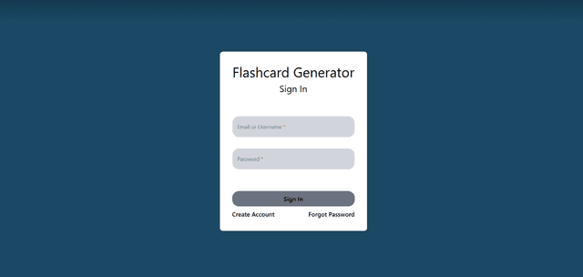 Flashcard Generator
